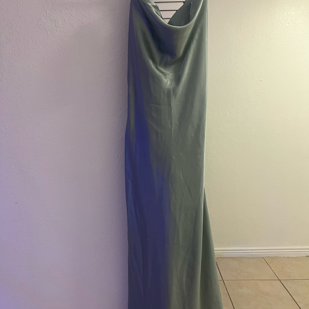 Lina Sage Green Maxi Dress
